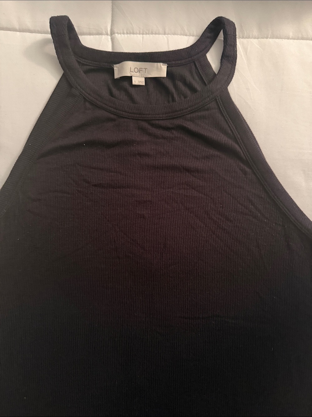 Loft black tank top
